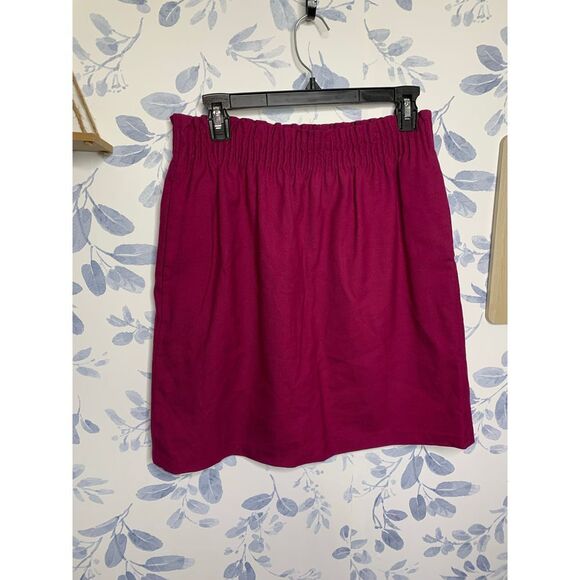J. Crew Paper-bag Waist Wool Skirt Size 8 - Picture 1 of 7